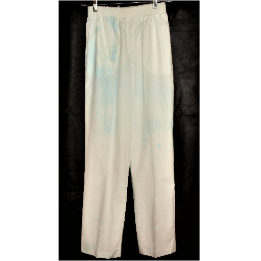 FUNDAMENTAL THINGS tie-dyed pull-on pants Sz S Blue